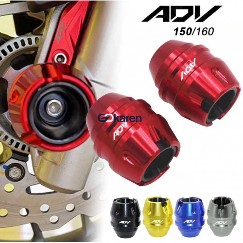 เหมาะสำหรับ Honda adv160 adv150ล้อหน้าดัดแปลงกันกระแทกแถบป้องกันกันกระแทกอุปกรณ์เสริมลูกกันกระแทก