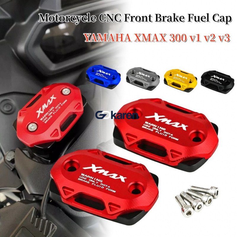 For Yamaha XMAX 300 ปั๊มเบรคถังน้ํามันฝาครอบเบรคถังน้ํามัน ซีเอ็นซี สวยงาม 2020-2025