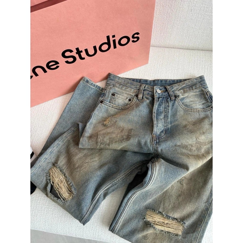 ONEONE2025 | Acne Studio*s Fluffy天牛仔裤