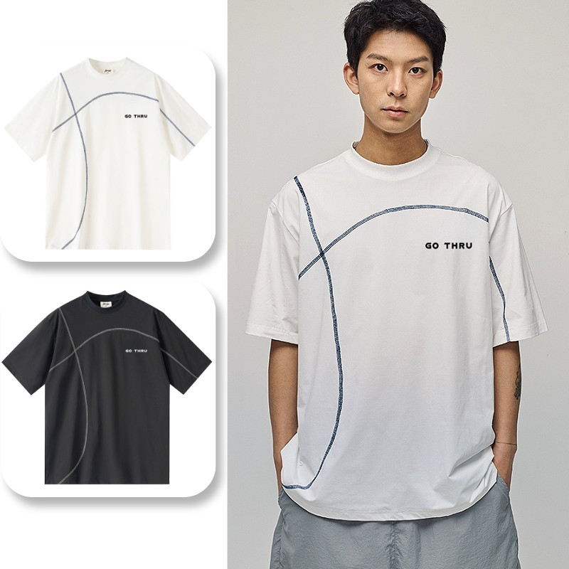 เสื้อยืดแขนสั้นผู้ชาย กีฬาแห้งเร็ว หลวม สบาย จากแบรนด์ HillsayN