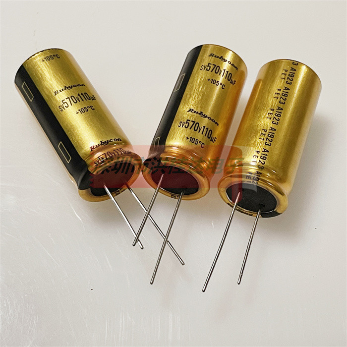 570V110UF 18X40 105 องศาใหม่ Rubycon Rubycon Electrolytic Capacitor 110UF570V450V