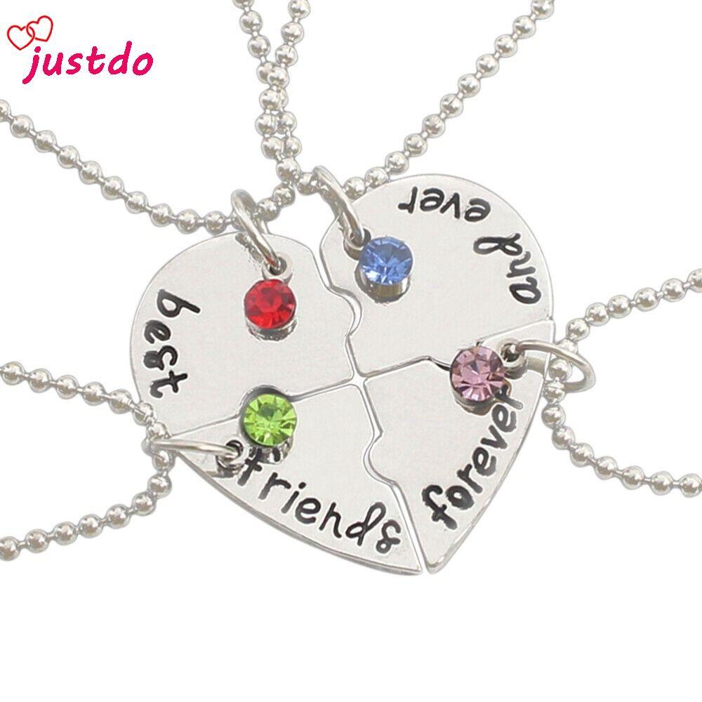 JUSTODO 4 Bff Friend Best Friend Froever Nice สร้อยคอ
