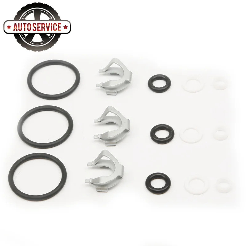 03H 198 149 A 95511091100 หัวฉีดน้ํามันเชื้อเพลิง O-แหวนชุดซ่อมสําหรับ VW Eos Passat CC Touareg Phae