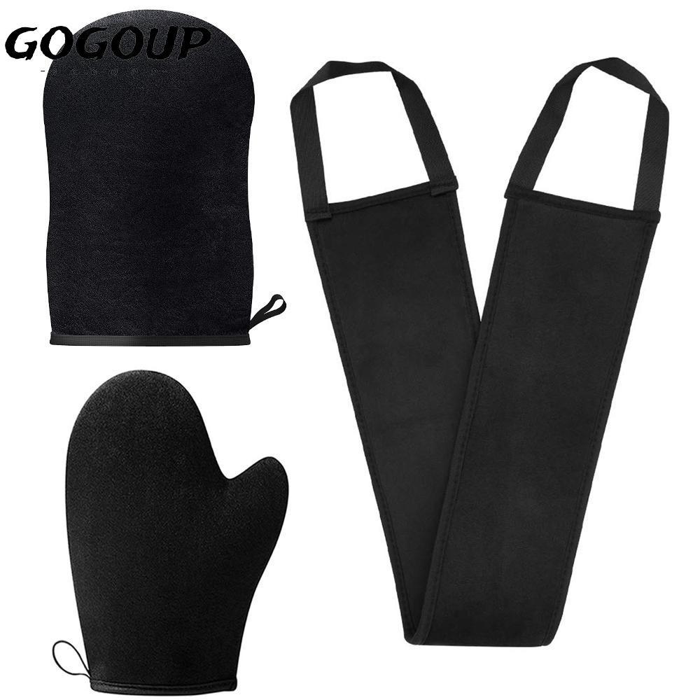 GOGOUP Self Tanner Mitt Applicator Mini Lotion Mousse Tanning Mitten Back Tanning Glove