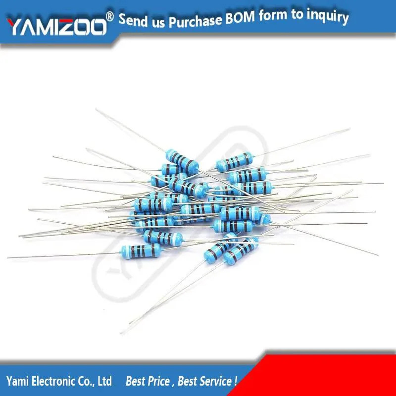 200 ชิ้น 3W ตัวต้านทานฟิล์มโลหะ 1% 1R ~ 1M 1R 4.7R 10R 22R 33R 47R 1K 4.7K 10K 100K 1 4.7 10 22 33 4