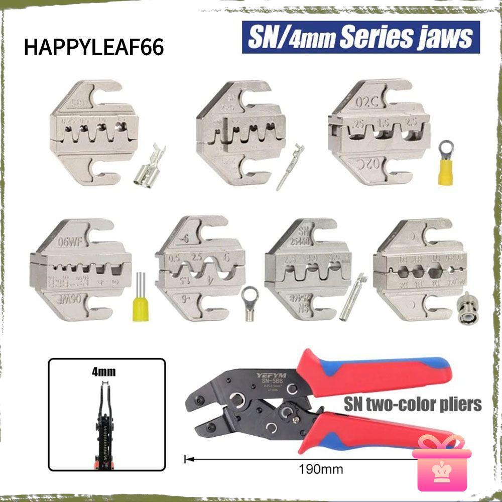 HAPPYLEAF66 SN CRIMPING คีม Jaw, SN-2546B 02C Alloy CRIMPING คีมขากรรไกร,กว้าง 4 มม.06WF 2549 03H 48