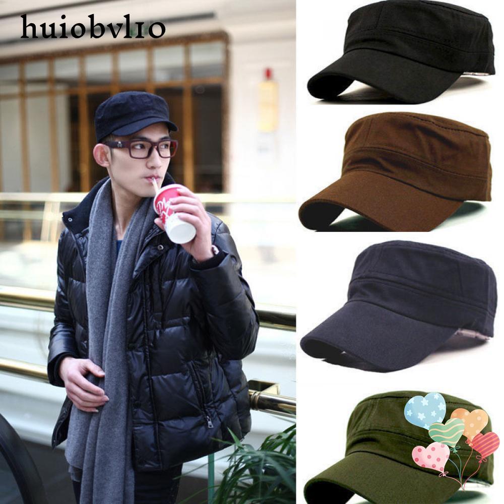 HUIOBVLTH Plain Cap Vintage Outdoor Patrol Cotton