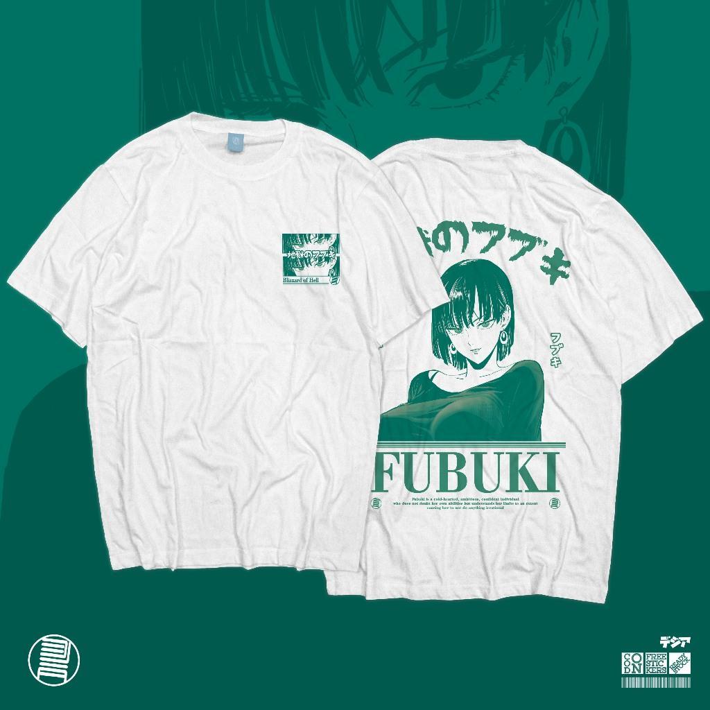 Fubuki One Punch Man ไซตามะ Jigoku no Fubuki OPM อะนิเมะมังงะเสื้อยืดญี่ปุ่น Wibu เสื้อผ้า DJA ผ้า