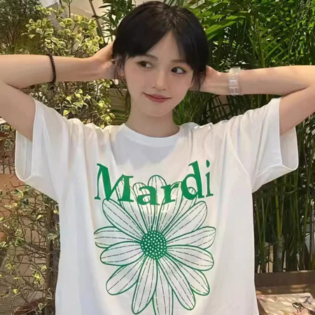 เสื้อยืดสีดำและสีขาว ไซส์บวก ลายย้อนยุคแบบออบคอ สำหรับผู้ชายและผู้หญิง ผลิตจากผ้าฝ้ายแท้ 100%