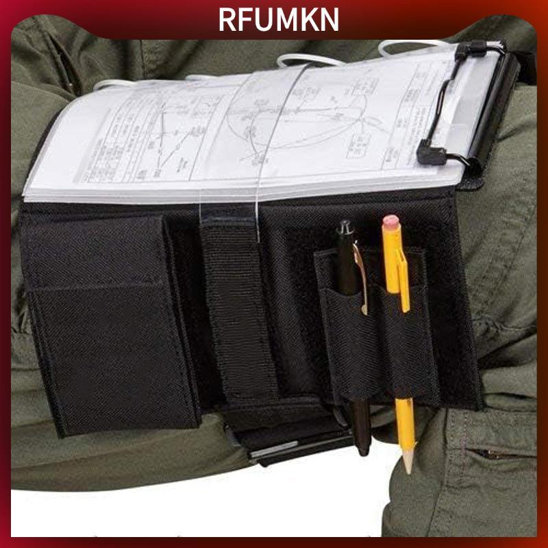 [rfumkn] กระดานสายรัดขาการบิน Kneeboard สบาย Pilot Notepad ผู้ถือคลาสสิก Kneeboard สําหรับอุปกรณ์เสร