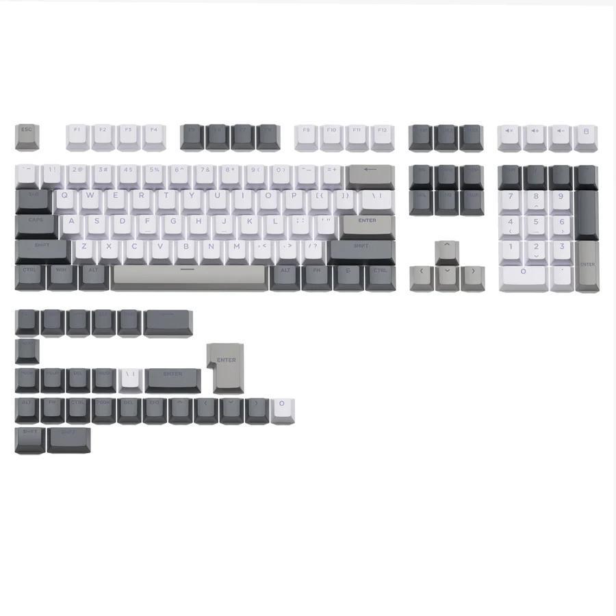 XVX Winter Fog Keycaps โปรไฟล์ OEM Double Shot Shine ผ่าน PBT Keycap 133 คีย์