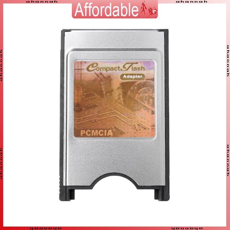AH Compactflash Card CF เป็น PCMCIA Interface Adapter Card Reader สําหรับแล็ปท็อป