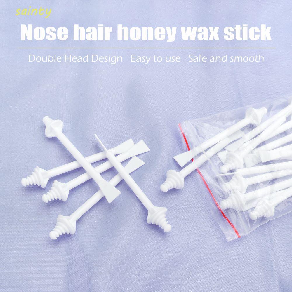 SAONY Nose Wax Applicator Sticks Nostril ทําความสะอาดจมูกผู้หญิงกําจัดขนจมูก Men Facial Wax Sticks