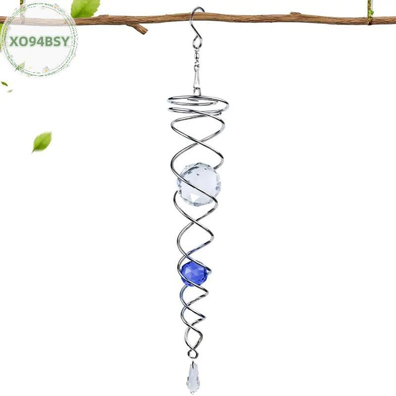 XO94BSY Sun Catcher Wind Spinner ตกแต่งเกลียวเกลียว WIND Spinner Gazing Ball เกลียวหาง WIND Spinner 