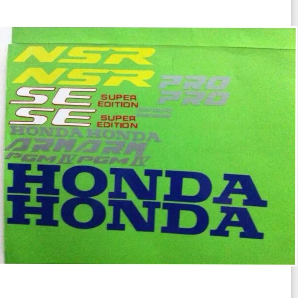เหมาะสําหรับ NSR 250 Full Car Decals สติกเกอร์โลโก้ NSR250 ตกแต่ง Decals โลโก้รถ
