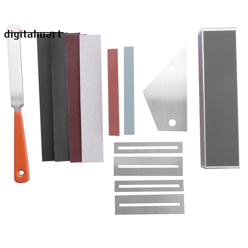 13 ชิ้นกีตาร์ Luthier เครื่องมือกีตาร์ Fret ไฟล์กีตาร์ Fret Leveling Beam Fingerboard Guard Fret Roc