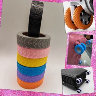 🌷 ยาง ล้อ กระเป๋าเดินทาง ซิลิโคน ยางหุ้มล้อ กระเป๋าลาก ปลอกย…