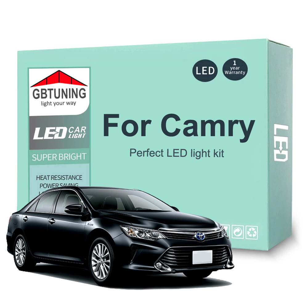 LED ภายในหลอดไฟสําหรับ Toyota Camry XV10 XV20 XV30 XV40 XV50 XV70 1992-2016 2017 2018 2019 2020 2021
