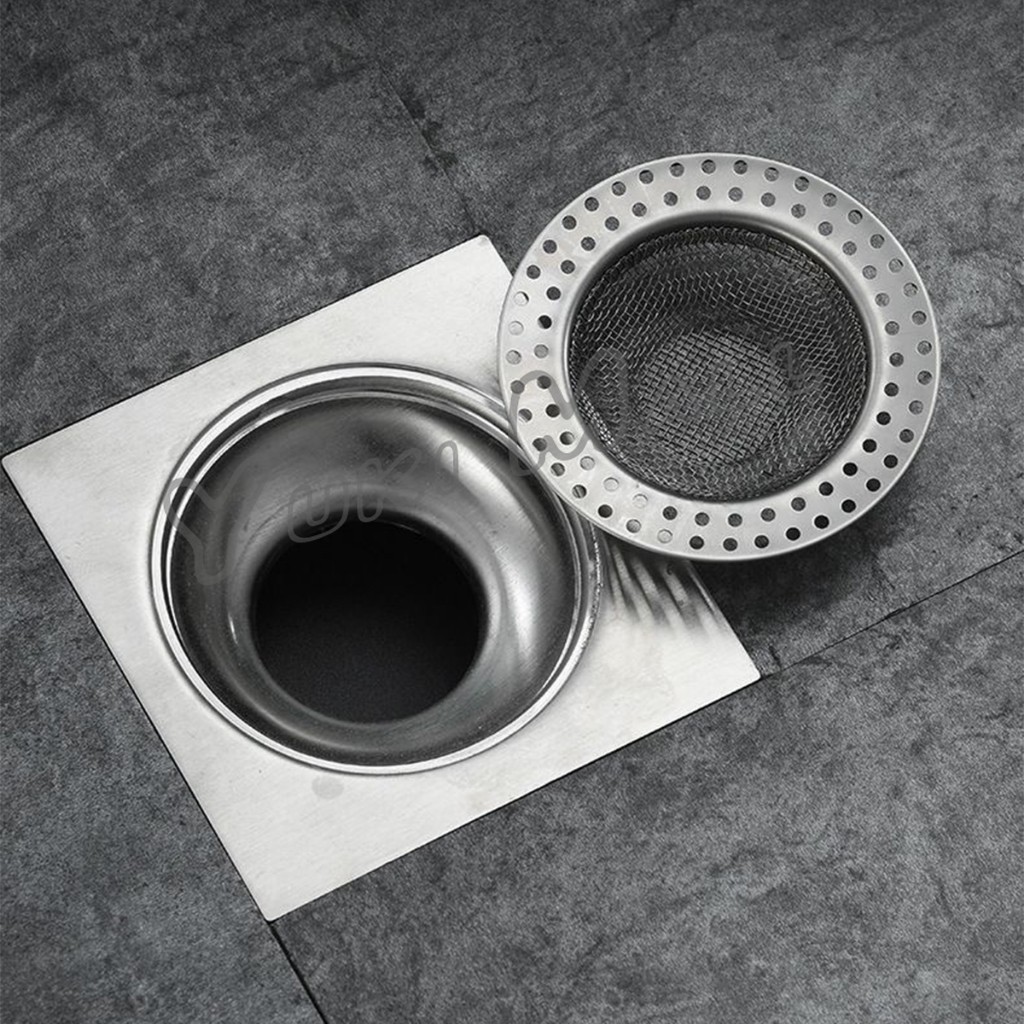 Yuki ที่กรองเศษอาหาร สะดืออ่าง ตะแกรงกรองเส้นผม วงกลม ตาข่ายกรองท่อระบายน้ำ  floor drain - รูปที่ 3