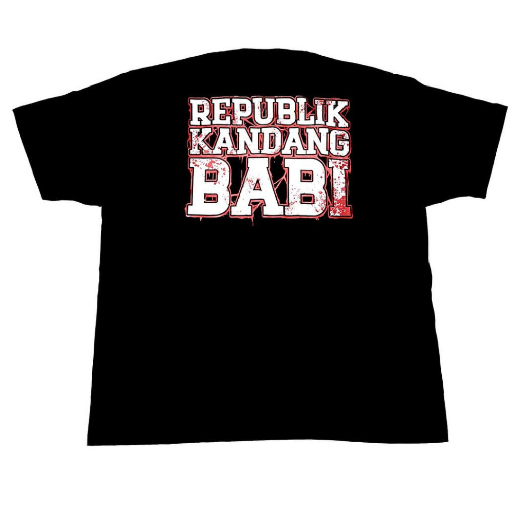 KATUN Tshirt RK13 BloodSign - Republic of Pig Cage เสื้อยืดผ้าฝ้ายสีดํา Lemanism Club