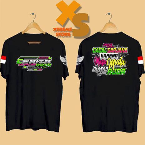 // เสื้อยืด DISTRO สําหรับผู้ชาย STORIES ON YOUNG TIME ON WHEELS // XTREME-STORE