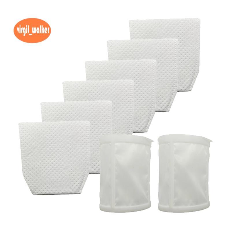 6+2แพ็ค ตัวกรองสูญญากาศสําหรับ ที-03193 443060-3 XLC02ZB,XLC02ZW,XLC02RB1W,XLC02R1B,LC01Z,CL180W ตัว