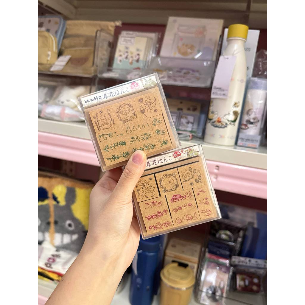 Ghibli ชุดแสตมป์ไม้ Totoro ของญี่ปุ่น