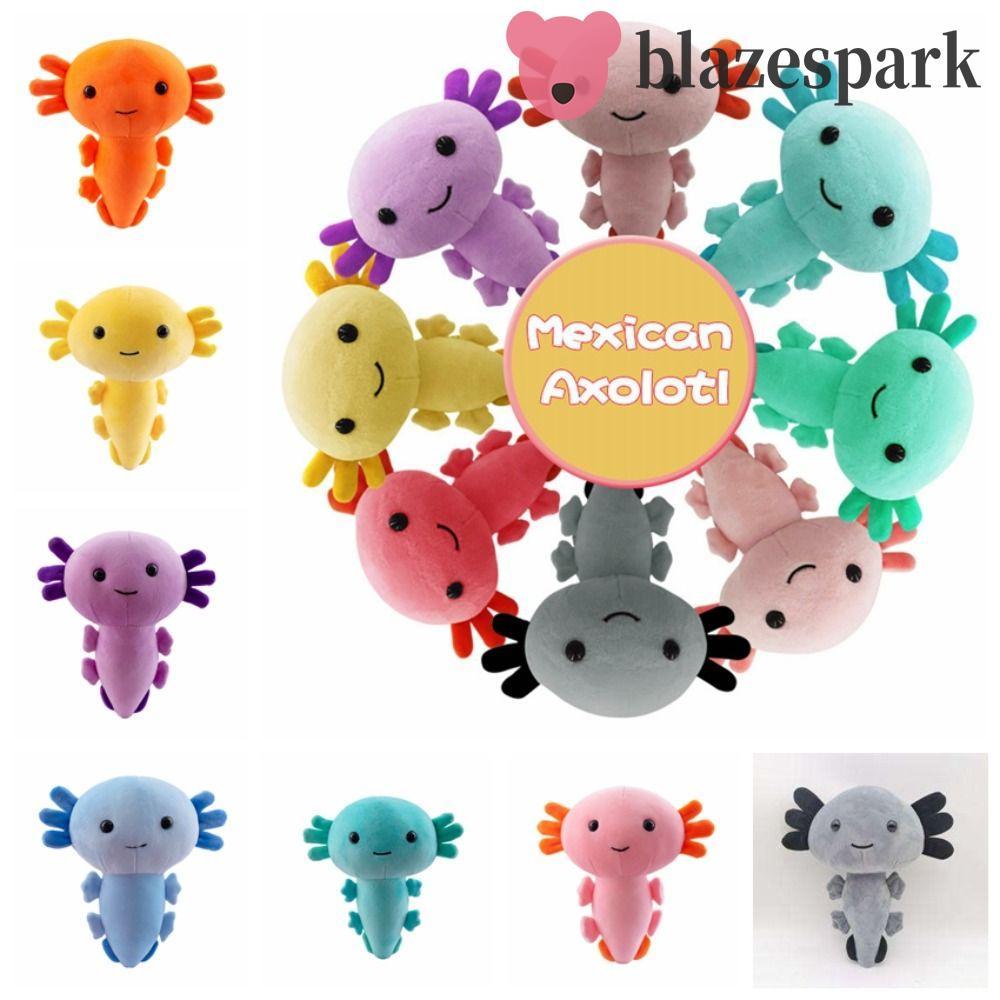 BLAZESPARK 20 ซม.Axolotl ของเล่นตุ๊กตา, Plushie Axolotl Salamander Axolotl ตุ๊กตาสัตว์ Plushie ตุ๊กต