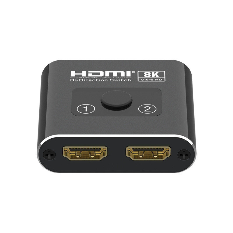 แบบสองทิศทาง 8K@60Hz 2.1 HDMI Switcher 1-in 2-out, 2-input 1-out, Two-way 8K 4K HDMI2.1 HDMI2.0 2x1 