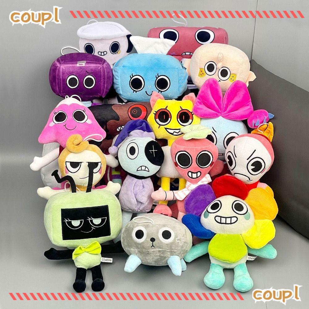 COUPL ตุ๊กตาสัตว์, เกมสยองขวัญ Goob Plush Toy, Dandys World Pebble Soft Doll Room Decor