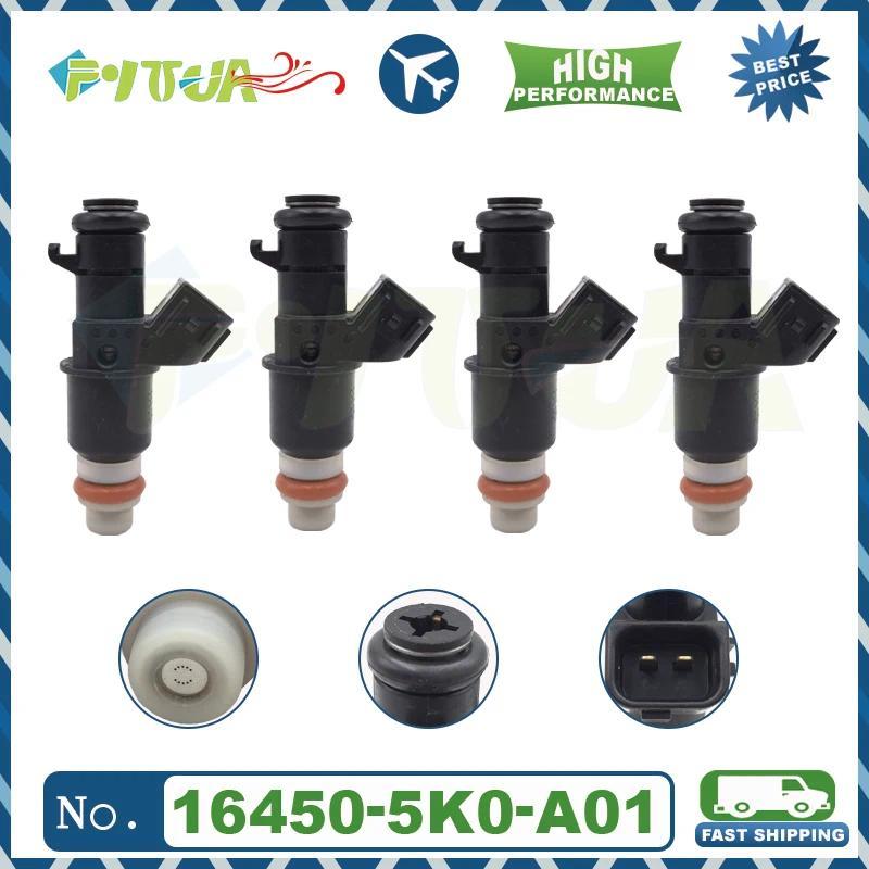 4pcs หัวฉีดน้ํามันเชื้อเพลิง 16450-5K0-A01 สําหรับ Honda- Accord- 2.0L l4 2014~2017 GROM125 2014-201