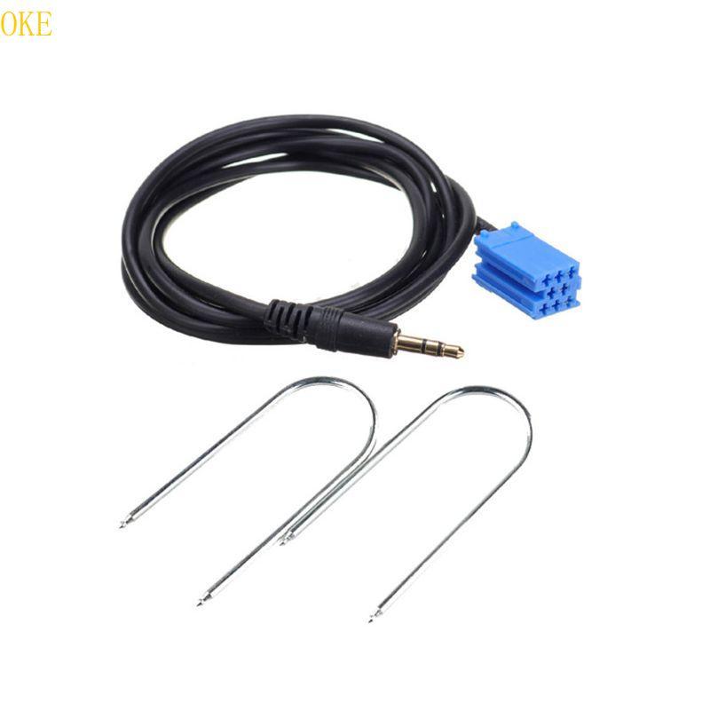 OKE ทนทาน Music Aux-in Cable Aux Input Adapter Plug Stereo Vehicle Lead สําหรับ