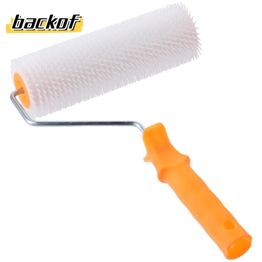 BACKOF Latex Floor, Durability Plastic Spike Roller, Paint Brush Roller 23cm/9 Leveling Screed Epoxy