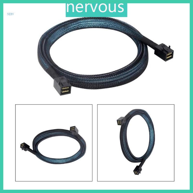 NERV ที่เชื่อถือได้ SFF 8643 ถึง SFF 8643 อะแดปเตอร์สายเคเบิลเหมาะสําหรับ PC และสํานักงาน