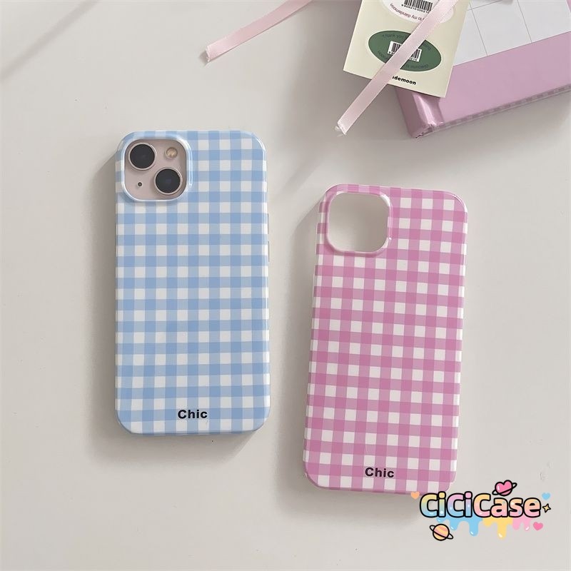 เคสไอโฟน Oppo A3X A5i A3Pro A18 A38 A60 A16 A7 A55 A11 A5s A12 A3s A15 A54 A3 A58 A52 A17 ปกอ่อนลายตารางแฟชั่น