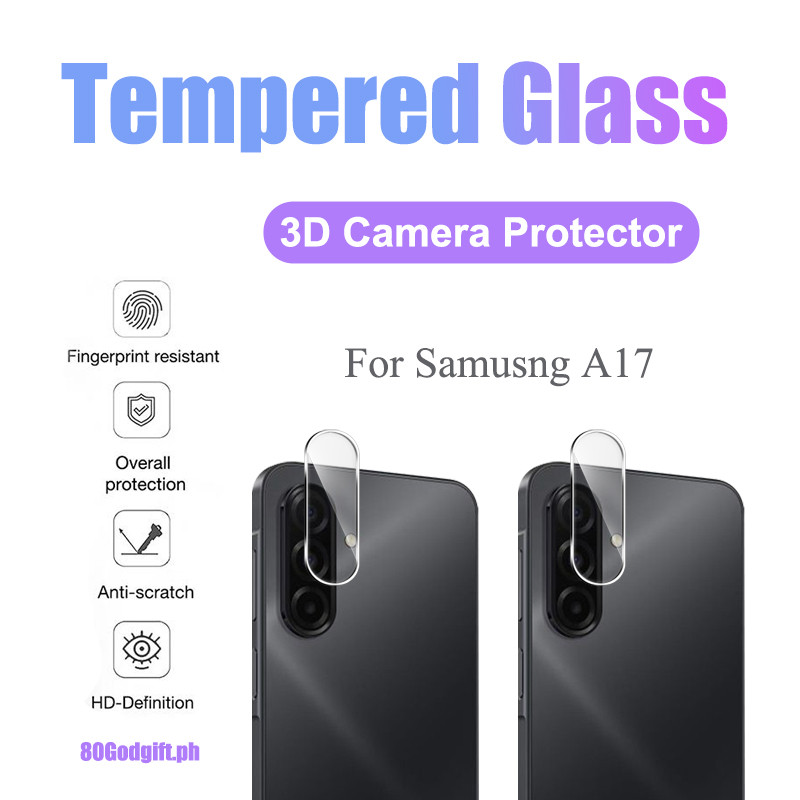 2 ชิ้น 3D เลนส์ฟิล์มสําหรับ Samsung A17 9H 8K กล้องสําหรับ Samsung Galaxy A17 A16 A15 A14 A13 A07 A0