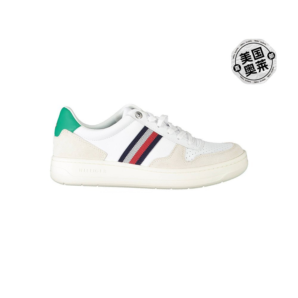 รองเท้าผ้าใบสีเขียวผู้ชาย Tommy Hilfiger