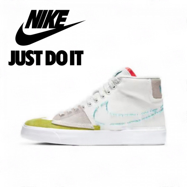 NIKE Blazer SB Zoom Edge Oracle Aqua White Blue CI3833-101 รองเท้ากีฬาชายและหญิง