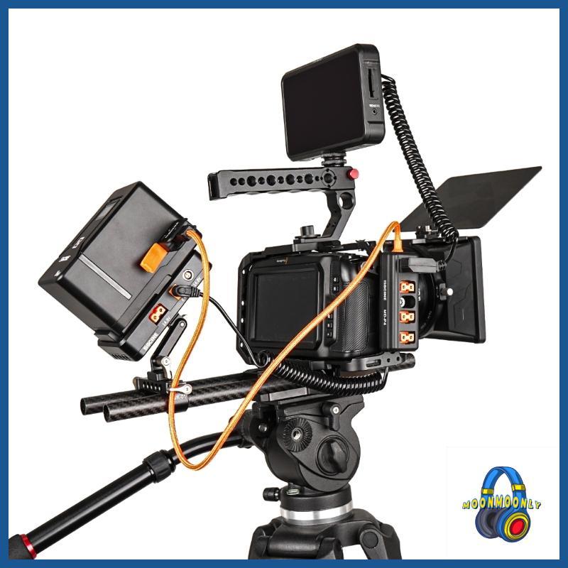 MOON Professional D Tap สายไฟ 1 ชาย 4 หญิง Splitter 14 8V สําหรับกล้องอุปกรณ์เสริมและถ่ายทอดสดใช้