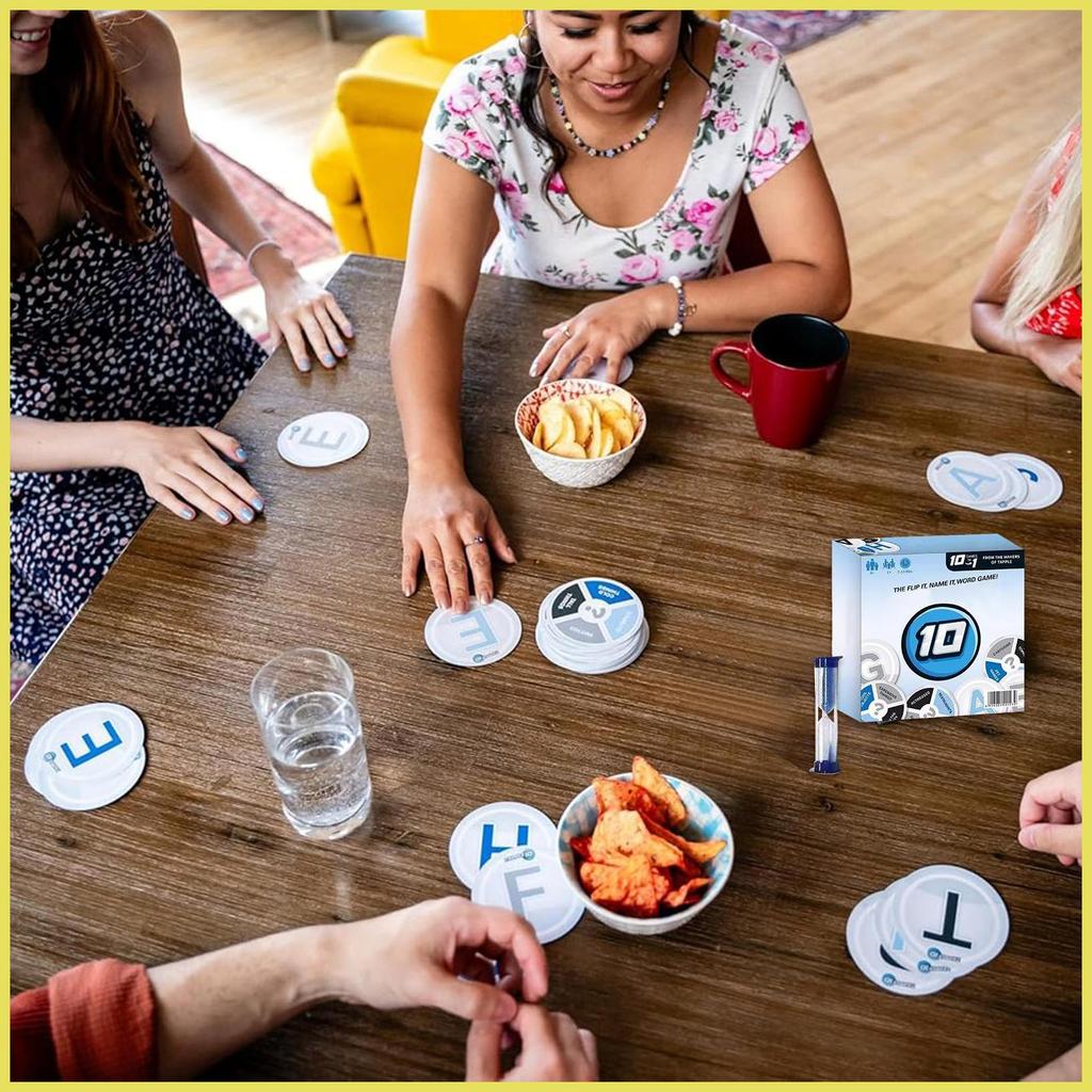 Fast Paced Word Challenge Game Word Game Challenge Card 10-in-1 Fast-Paced Fun Word Card Game for Ch