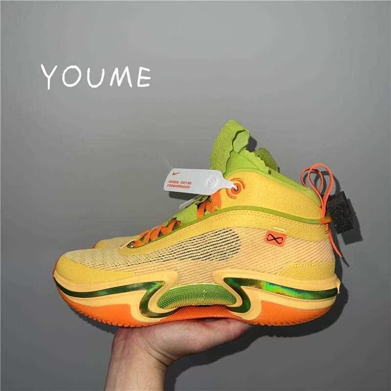 Air Jordan 36 Nitro AJ36 Taco Jay Ttro Jay รองเท้าบาสเก็ตบอลต่อสู้จริง DQ6866-803