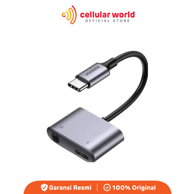Ugreen 60164 USB C ถึง 3.5 มม. แจ็คอะแดปเตอร์แยกเสียง [การรับประกันอย่างเป็นทางการ]