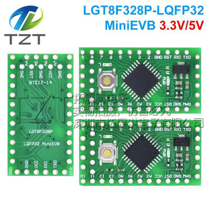 บอร์ดพัฒนา LGT8F328P-LQFP32 MiniEVB เปลี่ยน Pro Mini ATMEGA328P