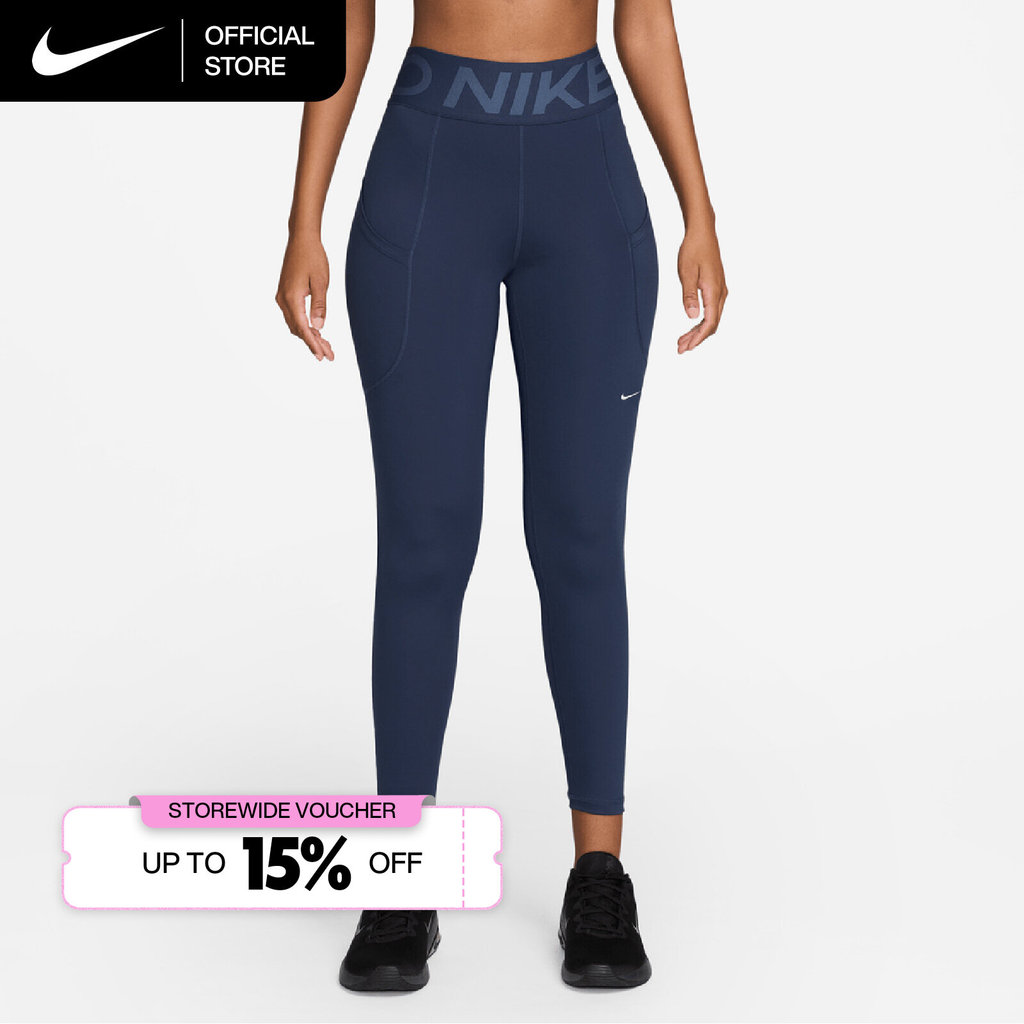 Nike Women's Pro Sculpt High-Waisted 7/8 with Pockets Leggings - Midnight Navy [FV7389-410]