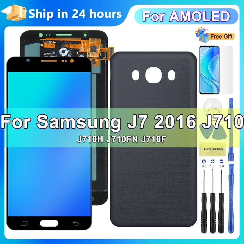 5.5 "จอแสดงผล LCD สําหรับ Samsung J7 2016 J710 เปลี่ยน, LCD สําหรับ Samsung J710 J710H J710FN J710F 