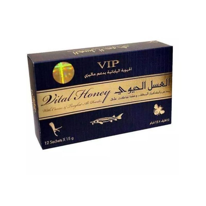 การสะกดคํา/Direct Mail Malaysia Vital Royal Honey VIP Honey Tonic 15g * 12 แพ็ค 7.4