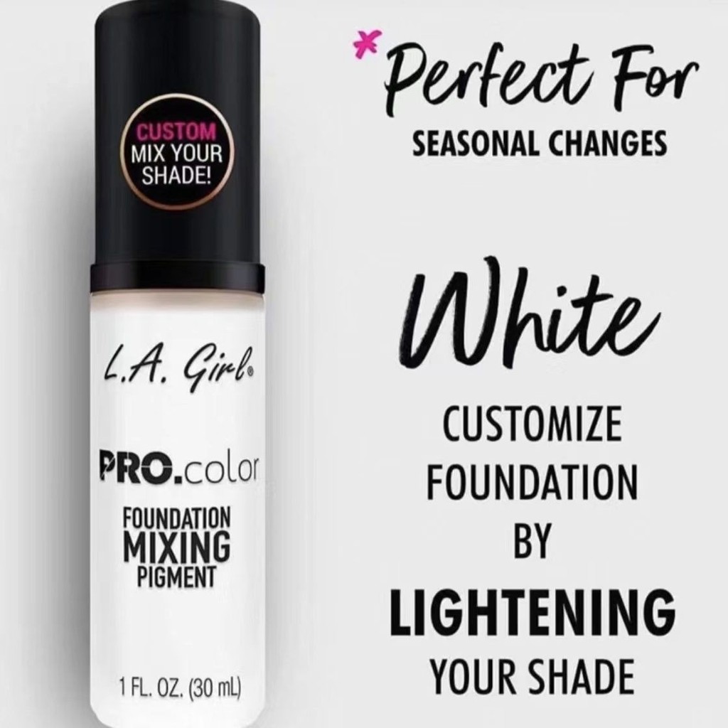 สินค้าแท้อเมริกัน LA LA GIRL PRO.color Mixing Toning Liquid Foundation 30ml