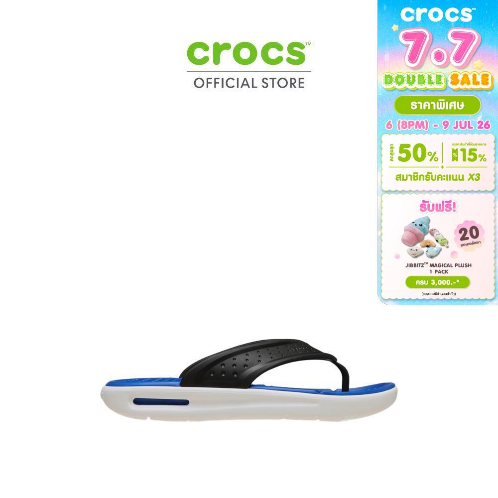 CROCS รองเท้าแตะผู้ชาย INMOTION FLIP รุ่น 211101-0LC - BLACK/BLUE BOLT