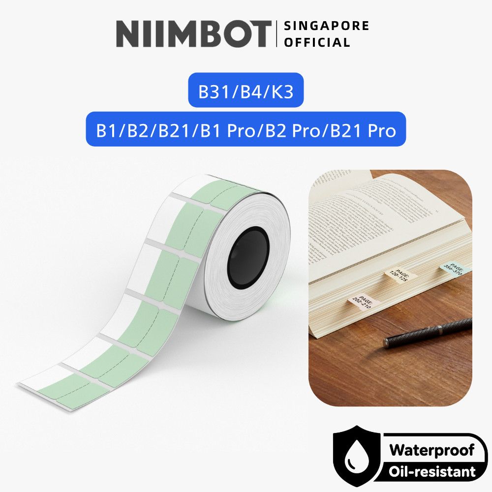 NIIMBOT B1 B2 B21 B1 Pro B2 Pro B21 Pro B31 B4 Index Bookmark สติกเกอร์ฉลากความร้อนกระดาษ