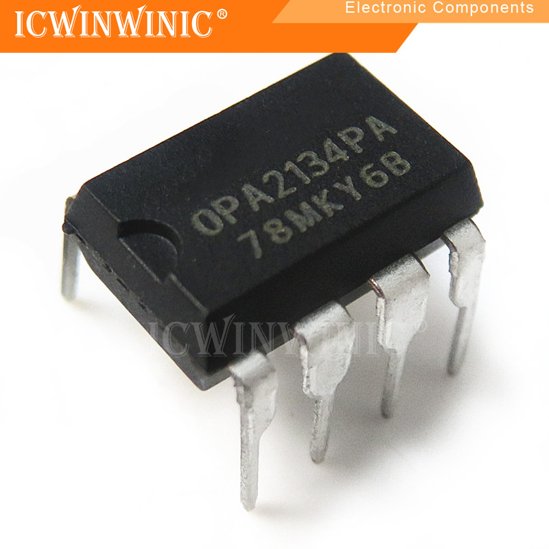 5 ชิ้น OPA2134PA OPA2134 DIP-8 ส่วนประกอบอิเล็กทรอนิกส์